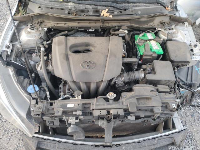 3MYDLBYV4KY514707 - 2019 TOYOTA YARIS L SILVER photo 12