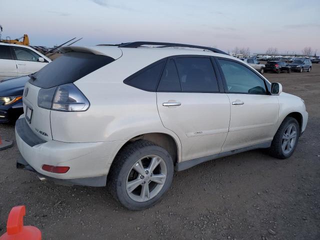 JTJHW31U382061098 - 2008 LEXUS RX 400H WHITE photo 3