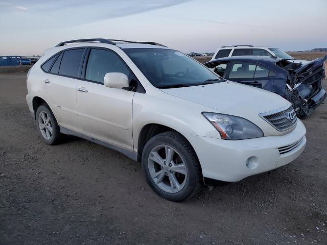 JTJHW31U382061098 - 2008 LEXUS RX 400H WHITE photo 4