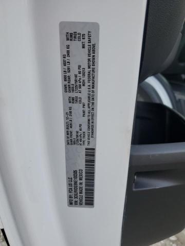 3C6LRVDG9NE100305 - 2022 RAM PROMASTER 2500 HIGH თეთრი ფოტო 12