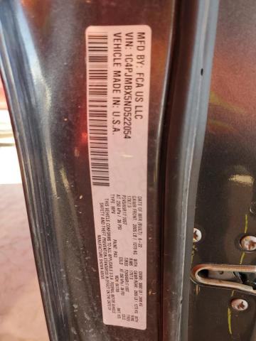 1C4PJMBX5ND522054 - 2022 JEEP CHEROKEE TRAILHAWK ნაცრისფერი ფოტო 13