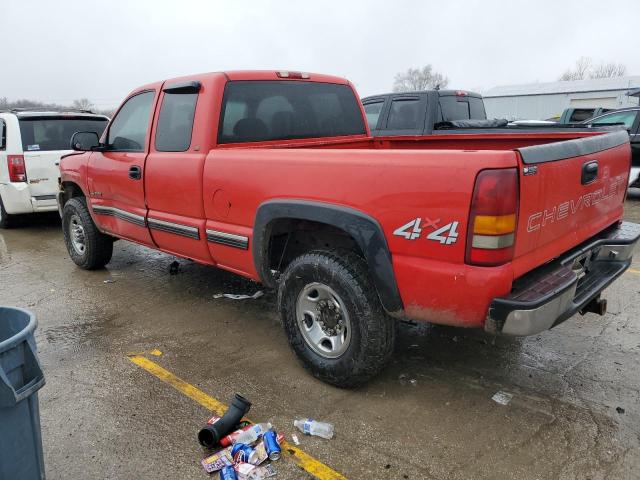 1GCGK29U2XE255997 - 1999 CHEVROLET SILVERADO K2500 RED photo 2