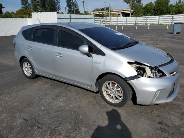 JTDZN3EU3D3230092 - 2013 TOYOTA PRIUS V SILVER photo 4