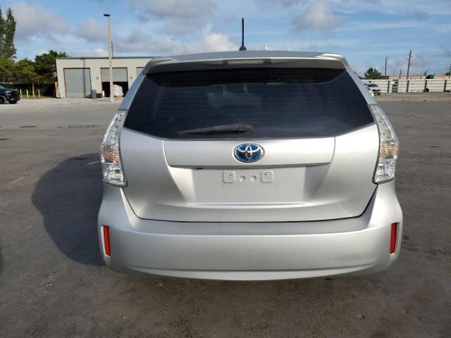 JTDZN3EU3D3230092 - 2013 TOYOTA PRIUS V SILVER photo 6