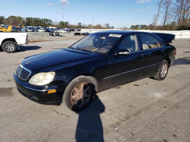 WDBNG70J72A265450 - 2002 MERCEDES-BENZ S 430 BLACK photo 1