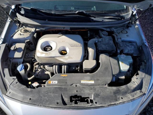 KMHE24L19GA041576 - 2016 HYUNDAI SONATA HYBRID SILVER photo 11