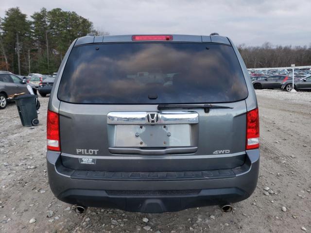 5FNYF4H48DB025879 - 2013 HONDA PILOT EX GRAY photo 6