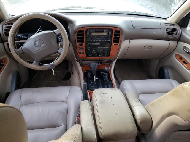 JT6HT00W7X0047400 - 1999 LEXUS LX 470 WHITE photo 8