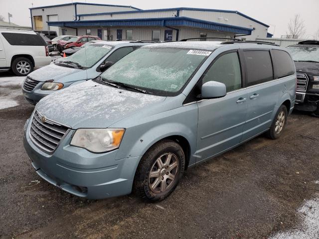 2A8HR54P28R666851 - 2008 CHRYSLER TOWN & COU TOURING BLUE photo 1