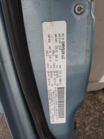 2A8HR54P28R666851 - 2008 CHRYSLER TOWN & COU TOURING BLUE photo 12