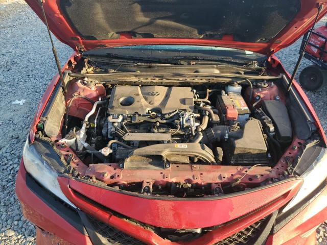 4T1B11HKXKU270815 - 2019 TOYOTA CAMRY L RED photo 11