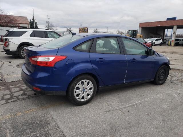 1FAHP3F29CL221971 - 2012 FORD FOCUS SE BLUE photo 3