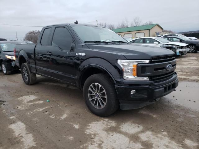 1FTEX1EP5JKF52371 - 2018 FORD F150 SUPER CAB BLACK photo 4