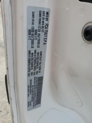 ZFBERFBB4J6H90744 - 2018 RAM PROMASTER SLT Սպիտակ լուսանկար 14