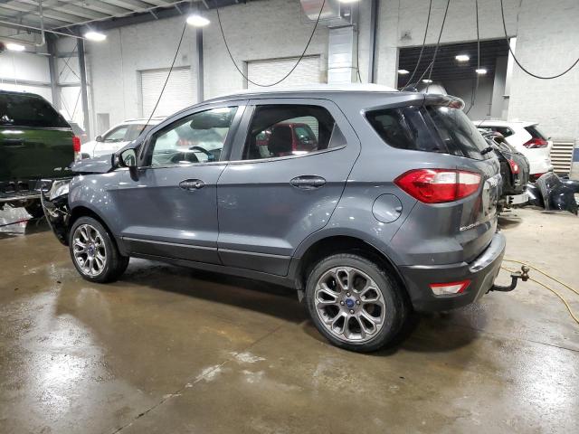 MAJ6P1WL1JC191396 - 2018 FORD ECOSPORT TITANIUM GRAY photo 2