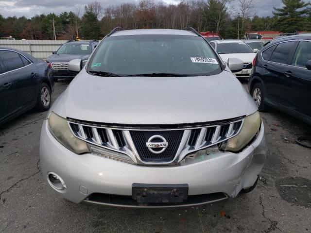 JN8AZ18W79W145799 - 2009 NISSAN MURANO S SILVER photo 5