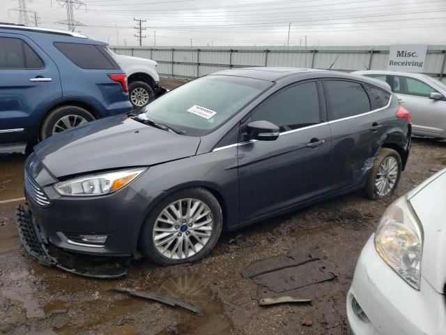 1FADP3N26JL227921 - 2018 FORD FOCUS TITANIUM GRAY photo 1