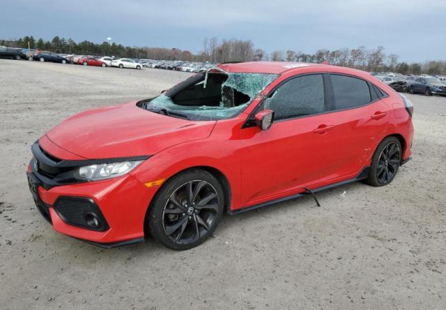 SHHFK7H40HU404870 - 2017 HONDA CIVIC SPORT 红色 照片 1