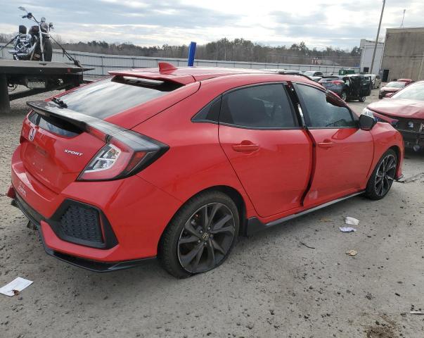 SHHFK7H40HU404870 - 2017 HONDA CIVIC SPORT 红色 照片 3