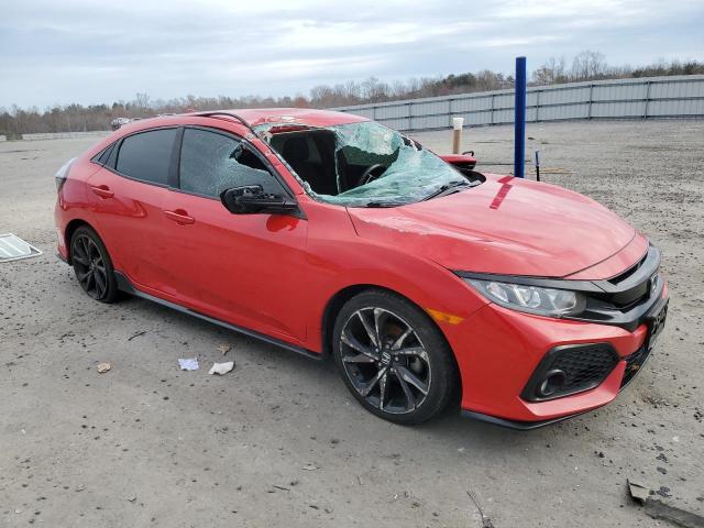 SHHFK7H40HU404870 - 2017 HONDA CIVIC SPORT 红色 照片 4