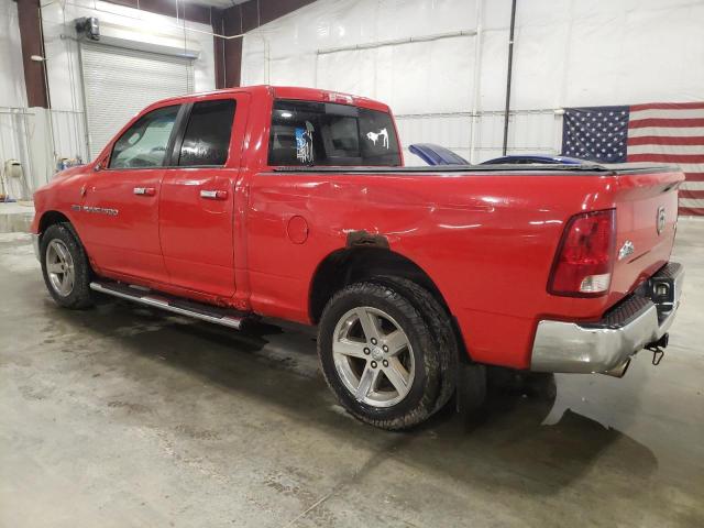 1D7RV1GT9BS660680 - 2011 DODGE RAM 1500 RED photo 2