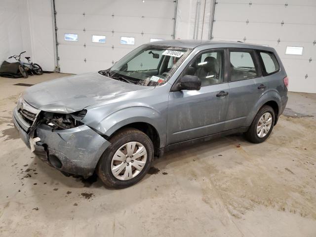 JF2SH61689H765769 - 2009 SUBARU FORESTER 2.5X BLUE photo 1