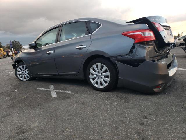 3N1AB7AP6GL684488 - 2016 NISSAN SENTRA S GRAY photo 2