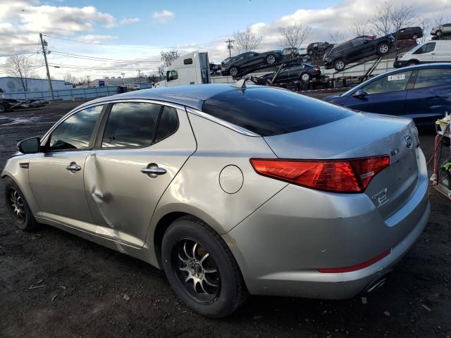 KNAGM4A71C5292252 - 2012 KIA OPTIMA LX SILVER photo 2