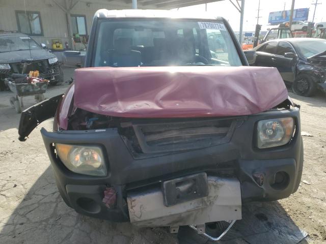 5J6YH283X7L010074 - 2007 HONDA ELEMENT LX RED photo 5