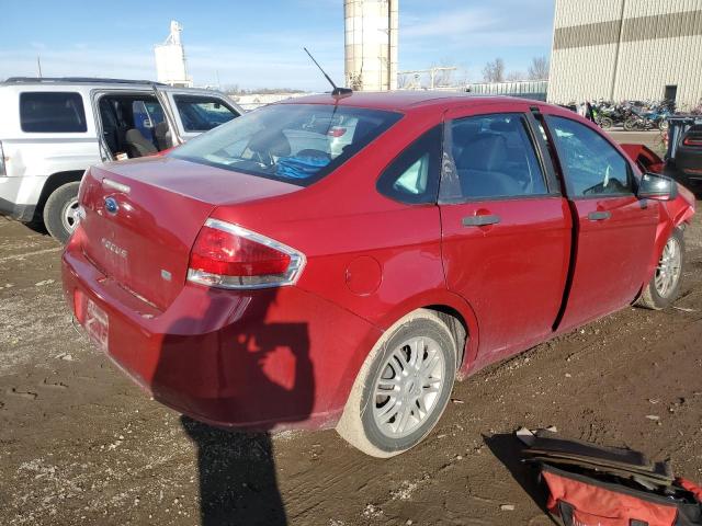 1FAHP35N19W150008 - 2009 FORD FOCUS SE RED photo 3