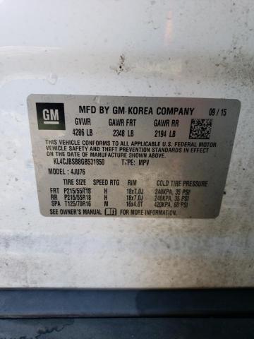 KL4CJBSB8GB531850 - 2016 BUICK ENCORE CONVENIENCE 白色 照片 13