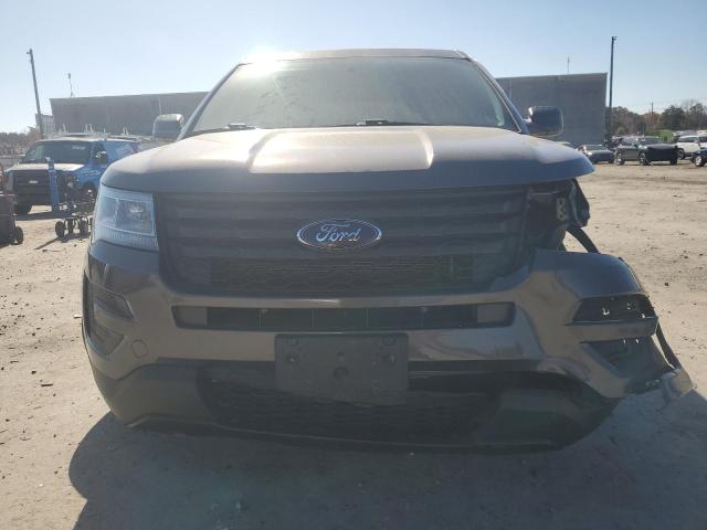 1FM5K8ARXHGE14669 - 2017 FORD EXPLORER POLICE INTERCEPTOR ნაცრისფერი ფოტო 5