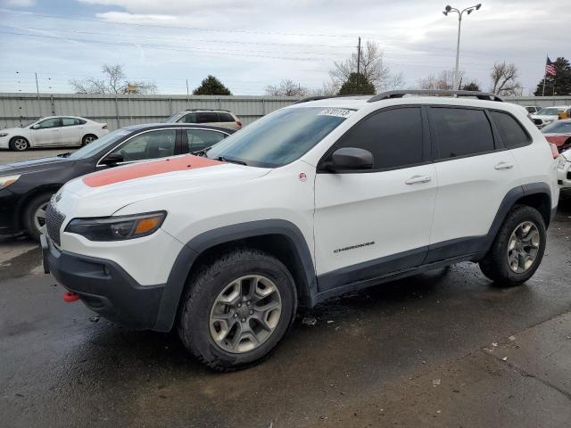 1C4PJMBN1KD257935 - 2019 JEEP CHEROKEE TRAILHAWK WHITE photo 1