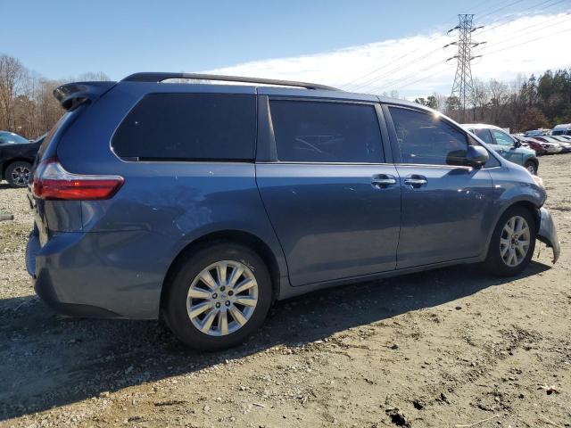 5TDDK3DC7GS140457 - 2016 TOYOTA SIENNA XLE BLUE photo 3