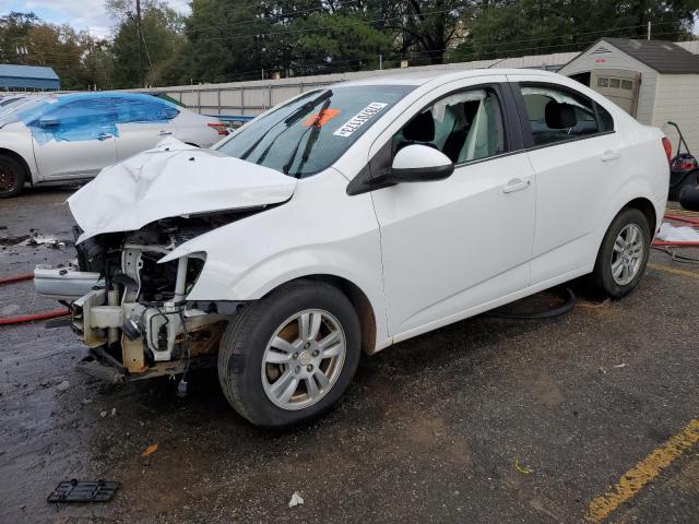 1G1JC5SH8F4112017 - 2015 CHEVROLET SONIC LT WHITE photo 1