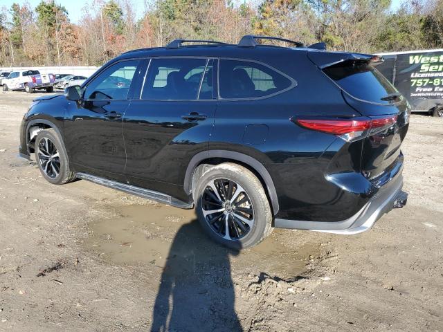 5TDLZRBH6MS133634 - 2021 TOYOTA HIGHLANDER XSE BLACK photo 2