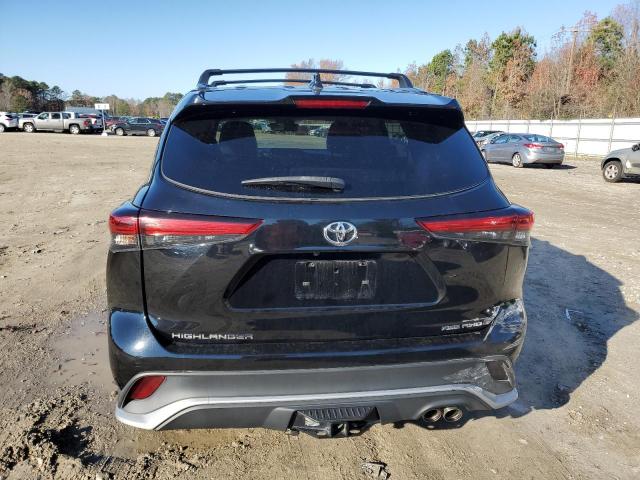 5TDLZRBH6MS133634 - 2021 TOYOTA HIGHLANDER XSE BLACK photo 6