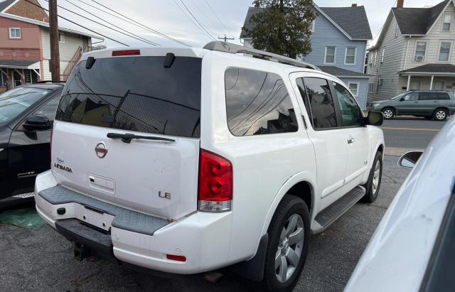 5N1AA08CX8N616119 - 2008 NISSAN ARMADA SE WHITE photo 4