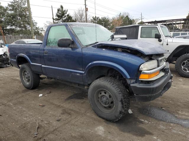 1GCDT14W2Y8206883 - 2000 CHEVROLET S TRUCK S10 BLUE photo 4