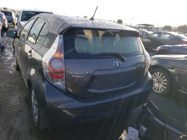 JTDKDTB37E1085751 - 2014 TOYOTA PRIUS C GRAY photo 6