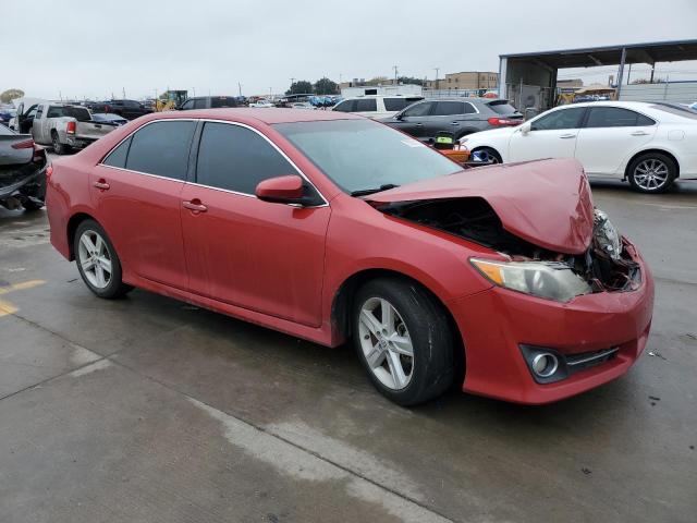 4T1BF1FK6CU636274 - 2012 TOYOTA CAMRY BASE RED photo 4