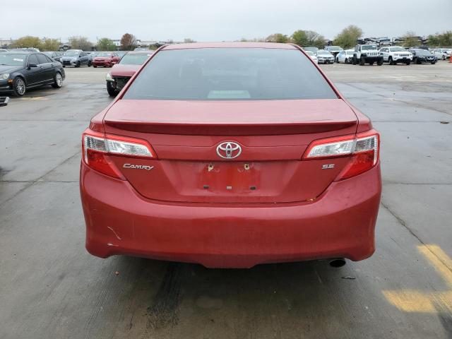 4T1BF1FK6CU636274 - 2012 TOYOTA CAMRY BASE RED photo 6