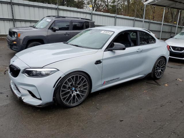 WBS2U7C53K7D16740 - 2019 BMW M2 COMPETITION SILVER photo 1