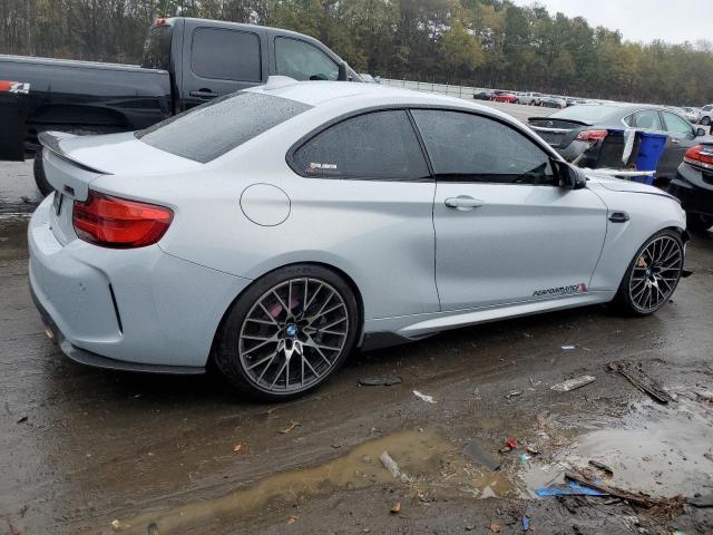 WBS2U7C53K7D16740 - 2019 BMW M2 COMPETITION SILVER photo 3