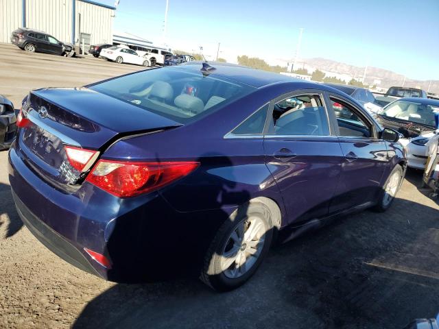 5NPEB4AC4EH945883 - 2014 HYUNDAI SONATA GLS BLUE photo 3