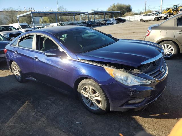 5NPEB4AC4EH945883 - 2014 HYUNDAI SONATA GLS BLUE photo 4