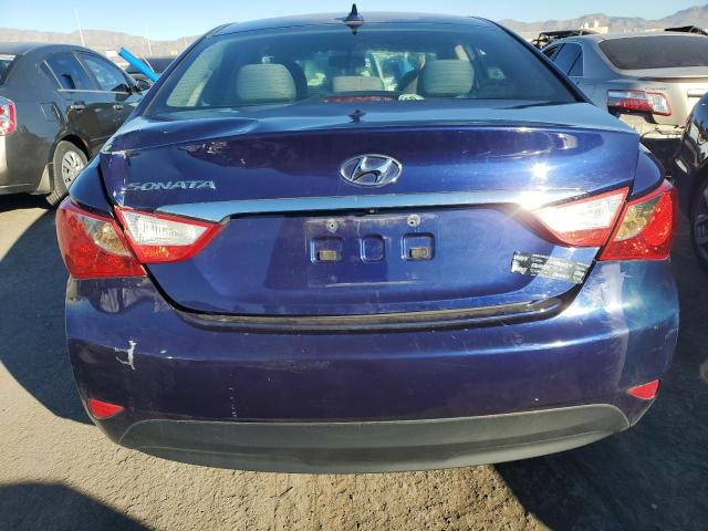 5NPEB4AC4EH945883 - 2014 HYUNDAI SONATA GLS BLUE photo 6