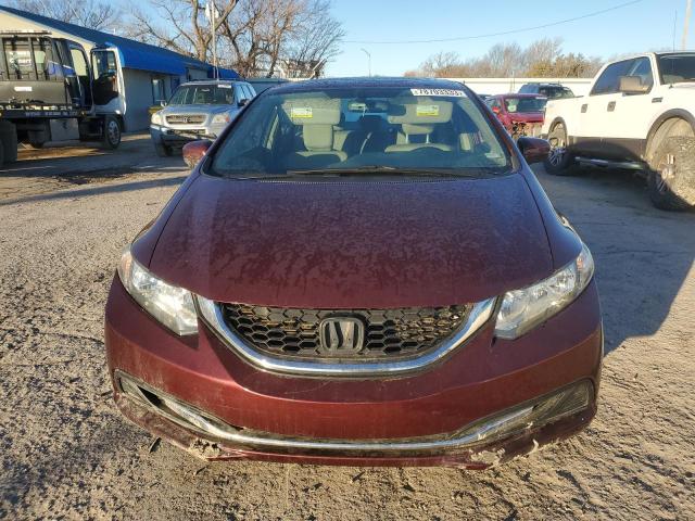 19XFB2F82FE101196 - 2015 HONDA CIVIC EX BURGUNDY photo 5