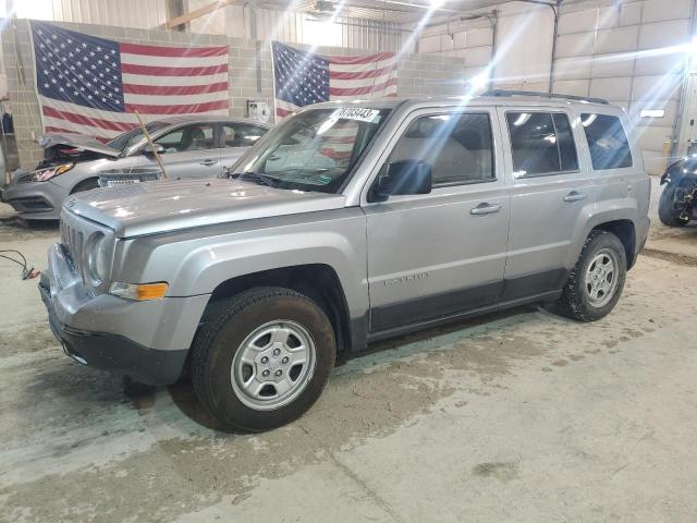 1C4NJPBB0FD263455 - 2015 JEEP PATRIOT SPORT SILVER photo 1