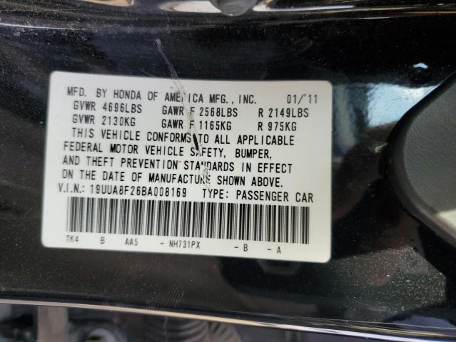 19UUA8F26BA008169 - 2011 ACURA TL BLACK photo 13